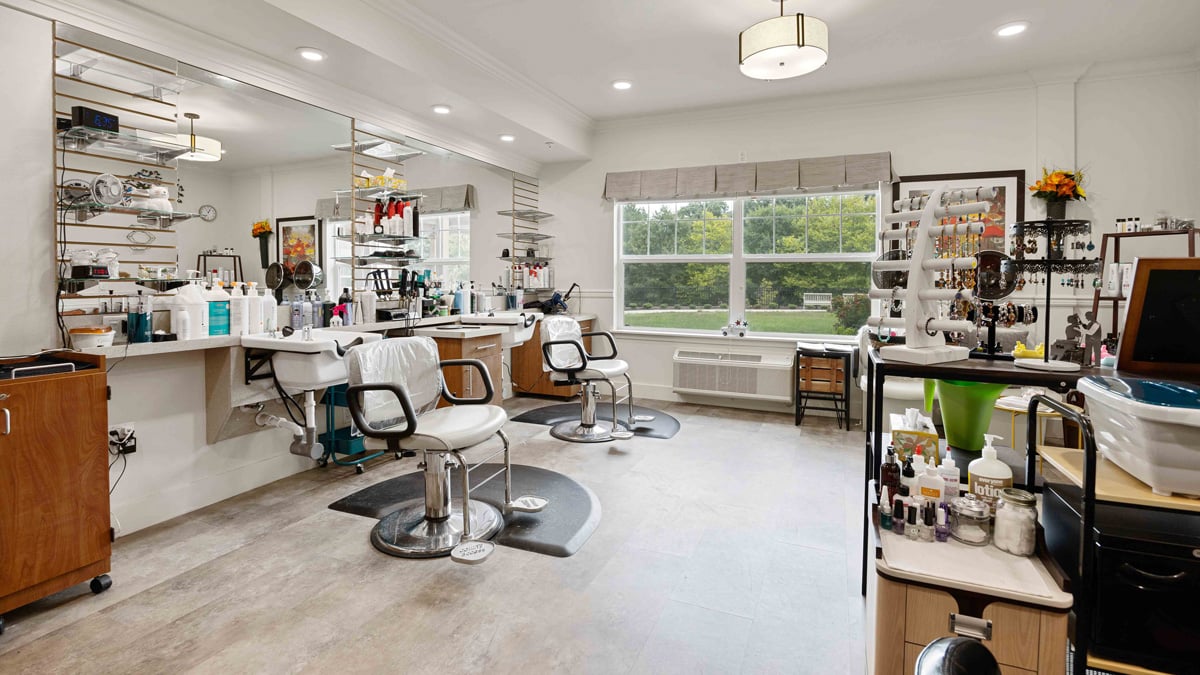 The beauty salon at Hessler Heights